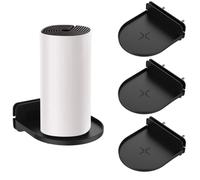 3Pack Wall Mount for Home Mesh WiFi System Wall Mount Holder Bracket Stand Support for Tenda Nova Linksys Velop TP-Link D-Link for Google Nest Wifi Router Stand (Black)