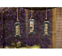 3Pack Wild Bird Feeders For Seeds, Peanut, Fat Ball Feeder Squirrel Resistant