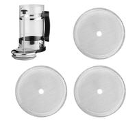 3Packs Cafetiere Filter Mesh Replacement, French Coffee Press Filter for Coffee Presses Mesh 4 Inch Cafetiere Meshs, Stainless Steel Reusable, for 8 Cup/ 34 Oz/ 1000 ml Coffees Tea Makers