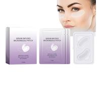 3Pairs Dissolving Microneedle Eye Patches,Micro Needle Patches with Hyaluronic Acid,Peptides,Anti Wrinkle Eye Patch for Dark Circles,Puffy Eyes&Eye Bags,Nano Microneedle Patch for Eye Rejuvenation
