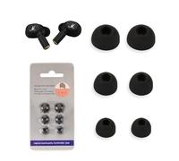 [3Pairs] Ear Tips for Marshall Motif II,NOUKAJU Silicone Replacement Earbuds,S/M/L 3 Size,Earbuds Tips,Replacement Earbuds for Marshall Motif II(Black)