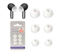 [3Pairs] Ear Tips for OnePlus Buds Pro 3,NOUKAJU Silicone Replacement Earbuds,S/M/L 3 Size,Earbuds Tips,Replacement Earbuds for OnePlus Buds Pro 3(White)