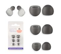 [3Pairs] Ear Tips for Sony WF-1000XM6,NOUKAJU Silicone Replacement Earbuds Tips,S/M/L 3 Size,Replacement Earbuds for Sony WF-1000XM6(Grey)
