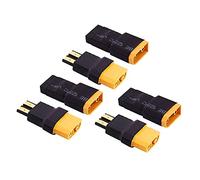 3Pairs No Wires XT90 to Traxxas Trx Plug Female Male Adapter Wireless Connector for RC FPV Drone Car Lipo NiMH Battery Charger ESC(6pcs)