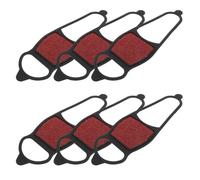 3pairs Outdoor Coarse Sand Anti Slip Shoe Cover Crampons | Silicone Build, Lightweight Portable Fit, for Daily Snow Commuting and Ice Fishing
