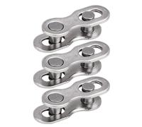 3Pairs Reusable Bicycles Missing Link 8/9/10/11/12 Speed Bike Chain Connector Aluminum Alloy Bike Chain Link Bicycles Missing Connectors Easy To Assemble