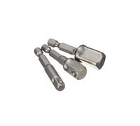 3pc 1/4 Inch Hex Socket Driver Set Wrench Adapter Extension Bar Bit