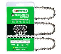 3PC 10 Inch Chainsaw Chains, Replacement Chain for WORX WG309,10'' Chain for Sun Joe SWJ803E SWJ807E (91YNS40X3)