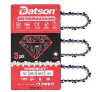 3PC 18 Inch Chainsaw Chain for Worx WG304, WG304.1, WG304.2, 18" Replacement Chain for Craftsman 172.34120-3/8" - .050" - 63 Drive Links