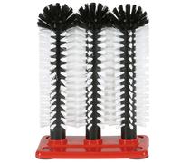 3pc 25cm Glass Cleaning Brush Set Perlon Bristles
