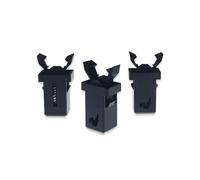 3PC 2636398 Storage Push Latch Assembly Compatible with Indian Motorcycle - OEM Saddlebag Lid Latch for Scout, Chieftain, Springfield, and Roadmaster Models - Durable Black Replacement Latch