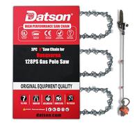 3PC 8 Inch Pole Saw Chain for Husqvarna 128PS, 8" Replacement Chain for Husqvarna 128PS Gas Pole Saw