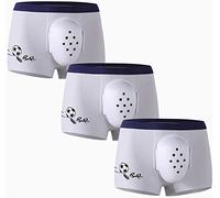 3pc Breathable Boxer Shorts for Boys Post Circumcision Recovery, Soft Cotton Circumcision Underwear, Surgery Recovery Pants for Kids(Light Blue,Juvenile L)