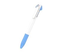 3pc- Cartoon Multicolor Ballpoint Pen Two-Color Cute Pen-White bar Blue -1.0mm Black/red