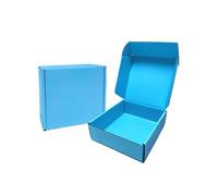 3PC Extra Hard Airplane Box Cosmetics Shirt Wig Gift Wedding Party Paper Folding Clothing Packing for Valentine's Day(Color8,15x15x5cm)