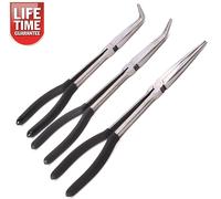 Bluespot 3 PCE 280mm (11") Long Reach Plier Set Drop Forged With Polished Heads