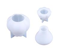 3PC Food Grade Flexible Vegetable Elastomer Molds Heat Immune Computational Intelligence 230℃ for Baking Flame Candlewax Rosin Handicrafts Release Plan Heat Immune Elastomer Molds