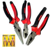3Pc Heavy Duty 6" Combination Long Nose Side Cutter Cutting Pliers Set 150mm New