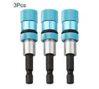3Pc Hex Shank Drill Bit Holder 1/4 Inch for Drywall Wood Construction with Chrome Vanadium Steel Depth Control Screwdriver Adapter for Hand Drill Lithium Pneumatic Tools