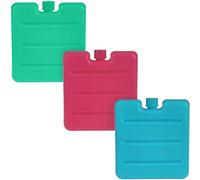 3pc Ice Pack Freezer Block Travel Cool Box Bag Reusable Picnic Fresh Food Lunch Blue Pink Green Backpack Rucksack Cooling Mini Freezable Travelling