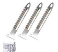 3PC Ice Scraper For Freezer, Extra Strong Freezer Scraper Tool For Home | Fast Defrost Ice Scraper, Stainless Steel Kitchen Icescraper, Multi-Purpose Cleaning Tool For Home, Defrosting Shovel