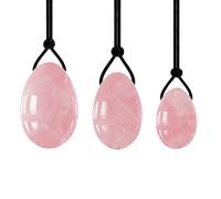 3PC Jade Stone Yoni Egg Set Natural Rose Quartz Vaginal Massage Eggs Ball Repair Vaginal Tightening Kegel Muscle Exercise Care,Type 12