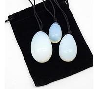 3PC Jade Stone Yoni Egg Set Natural Rose Quartz Vaginal Massage Eggs Ball Repair Vaginal Tightening Kegel Muscle Exercise Care,Type 11