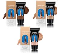 3pc Leg Makeup Lotion Set, Leg Makeup Concealer to Cover Veins, Body Full Coverage Foundation, Leg Veins Body Scar Tattoo Cover up Make-up Long Last Foundation, Waterproof No Transfer