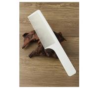 3pc Light Weight Big Size Barber Flat Top Cutting Comb Clipper Over Haircut Anti-slip Handle Plastic Hairdressing Fading for all types of hair Styling(White)