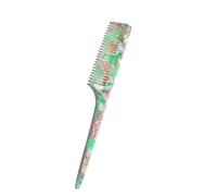 3PC Multi-colored Acetic Acid Portable Tip Tail Comb For Various Hair Lengths For Travel And Home Use(Green)