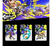 (3pc New Cards) 20Pcs New Splatoon 1 2 3 Universal AMIIBO Mini Cards for Nintendo Switch WII U New3ds XL