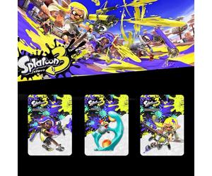(3pc New Cards) 20Pcs New Splatoon 1 2 3 Universal AMIIBO Mini Cards for Nintendo Switch WII U New3ds XL