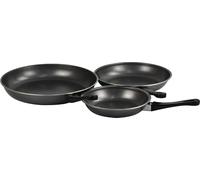 3pc Non Stick Carbon Steel Frying Pan Set 20-26-30cm