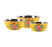 3pc Picnic Bowl Set Billy Can Yellow One Size