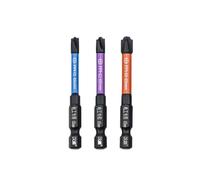 3pc Professional Electrician Bit Set Driver Recommendations High Carbon Steel Construction HRC63 Hardness Antis Black Phosphated Finish Alloys Steel Screwdriver