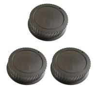 3pc Rear Lens Cap Cover Compatible with Canon EF EF-S Mount Lens for Camera EOS 850D 800D 600D 550D 500D 450D 400D 250D 9000D 4000D 1150D 1100D 1000D1DX III 1DX 1D 1D 7D 5D 60D 90D 80D 6DII 5D IV 77D