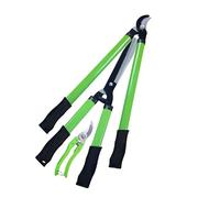 3pc Shear Set Tree Loppers Heavy Duty Professional Hedge Clippers Sharp Pruning Shears Trees Planter Tree Cutting Tool Shears Lopper Set Sharp Pruning Shears Tree & Shrub Care Kit
