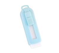 3pc - Simple Solid Color Push Pull Eraser, Clean and Leave No Trace, Pencil Eraser-Blue