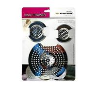 3PC SINK STRAINER - STOPPER KITCHEN BATHROOM BASIN WASTE DRAIN STAINLESS STEEL