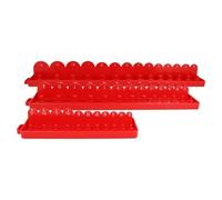 3Pc Socket Rail Imperial Af 1/2" 3/8" 1/4" Stand Tray Rack Storage Holder Ss214