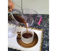 3pc Transparent Drastic Measuring Cup Set, Measuring Cup Stackable Clear Heat-Resistant Cup Easy to Read Measurements Water Measuring Cups for Home Kitchen Cooking (2 Sets of 3 pcs Cup)