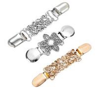 3pc Vintage Cinch Clips Set - Retro Sweater Clips for Women, Cardigan & Shawl Clip, Dress Back Cinch Clip, Waist Cincher (Style Two)