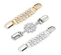 3pc Vintage Cinch Clips Set - Retro Sweater Clips for Women, Cardigan & Shawl Clip, Dress Back Cinch Clip, Waist Cincher (Style Three)