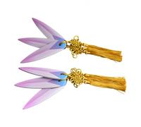 3PC Zoey's Prop Replica for Kpop Demon Hunters, Role Play Weapons, Blue-Purple Gradient, Halloween Cosplay Accessories (6PC)