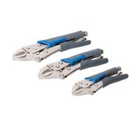 Soft Grip Plier 3 Piece Includes 130 170 210mm with Quick Release Leve