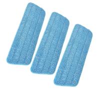 3Pce Spray Mop Refill Pads for Addis,Microfibre Replacement Heads 42 x 14cm | Absorbent Washable Microfibre, Traps Dust And Grime, For Daily Cleaning Of Tile Wood Laminate Marble And Hard Floors