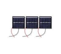 3Pcs 0.45W 2V Mini Solar Panel Cells Micro Wired Polysilicon Solar Panel DIY Battery