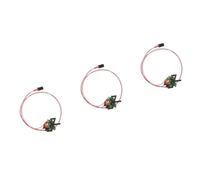 3PCS 0.4g 0.9g 1.3g Electromagnetic Servo With 1.27 Female Plug Connector Suitable Compatible with RC Fixed Wing Aircraft Models And Various DIY Projects(3pcs 0.9g)