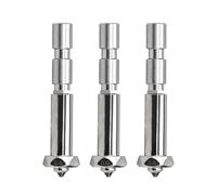 3pcs 0.4MM 0.6MM 0.8MM Integrated Hardened Steel Nozzles for Kobra 3 Max Combo Quick-Swap High Flow High Speed Throat Tube Nozzles Print Head Extruder Kit Hot End for Kobra 3 Printer
