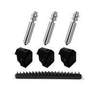 3PCS 0.4Mm Hardened Steel Nozzle with Silicone Cover for 3D Printer and Replace Printer Head